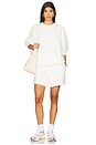 view 5 of 6 Kam Short Framed Monogram in Off White
