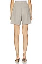 view 6 of 7 Brice Short in Taupe And Blue Pinstripe
