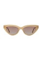view 1 of 3 Sedona Sunglasses in Beige