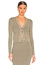 view 1 of 4 CÁRDIGAN LAYLA in Green Khaki & Olive