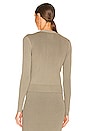 view 3 of 4 CÁRDIGAN LAYLA in Green Khaki & Olive