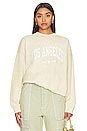view 1 of 4 Jaci Sweatshirt University Los Angeles in Washed Faded Yellow