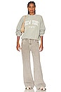 view 4 of 4 SWEAT JACI UNIVERSITY NEW YORK in Washed Faded Seafoam