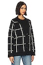 view 3 of 5 Kurt Cardigan in Black & White Plaid