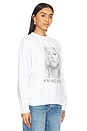 view 2 of 4 Ramona Kate Moss Sweatshirt in White