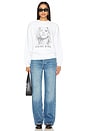 view 4 of 4 Ramona Kate Moss Sweatshirt in White