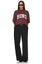 view 4 of 4 BRADIE BING スウェットシャツ in Deep Burgundy