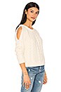 view 2 of 4 Cut Out Sweater in Cream