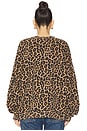 view 3 of 4 Miles Sweatshirt in Black & Brown Leopard