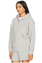 view 2 of 5 Bond Zip Up Hoodie in Heather Grey