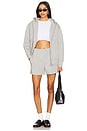 view 4 of 5 Bond Zip Up Hoodie in Heather Grey