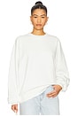 view 1 of 4 Miles Sweatshirt Framed Monogram in Off White