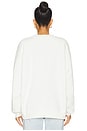 view 3 of 4 Miles Sweatshirt Framed Monogram in Off White
