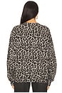 view 3 of 5 Miles Sweatshirt in Grey Leopard