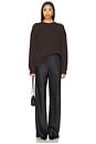 view 4 of 4 Lee Crew Sweater in Deep Brown