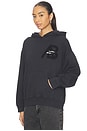 view 2 of 4 Jaci Hoodie Letterman in Vintage Black