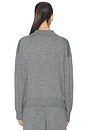 view 3 of 4 Lee Polo Sweater in in Medium Heather Grey