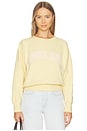 view 1 of 4 Harry Shrunken Sweatshirt in Butter Yellow
