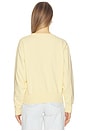 view 3 of 4 Harry Shrunken Sweatshirt in Butter Yellow