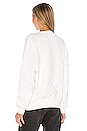 view 3 of 4 Ramona Monogram Sweatshirt in White