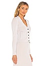 view 2 of 4 Layla Cardigan in Ivory & Camel