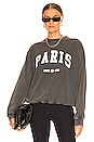 view 1 of 4 Ramona University Paris Sweatshirt in Washed Black