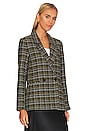 view 3 of 5 Madeleine Blazer in Green Plaid
