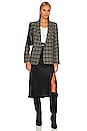 view 5 of 5 Madeleine Blazer in Green Plaid
