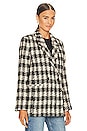 view 3 of 5 Diana Blazer in Tan & Black Plaid