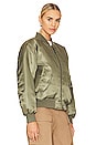 view 3 of 6 Leon Bomber in Army Green