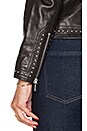 view 6 of 6 Studded Moto Jacket in Black