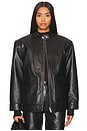 view 1 of 5 Henry Jacket in Black Leather