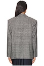 view 3 of 5 Quinn Blazer in Black & Grey Plaid