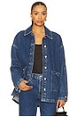 view 1 of 5 Luca Jacket in Clean Indigo Denim