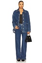 view 4 of 5 Luca Jacket in Clean Indigo Denim
