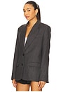 view 2 of 5 Ross Single Breasted Blazer in Dark Grey