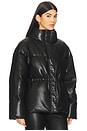view 2 of 5 Oslo Puffer in Black