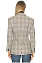 view 4 of 6 VESTE ARETHA in Brown Plaid