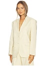 view 3 of 5 Quinn Blazer in Butter Yellow