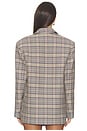 view 4 of 6 Chaqueta Quinn in Beige And Navy Checks