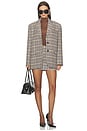 view 5 of 6 Chaqueta Quinn in Beige And Navy Checks