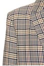 view 6 of 6 Chaqueta Quinn in Beige And Navy Checks