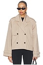 view 1 of 5 TRENCH CROPPED RICKIE  in Beige