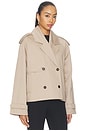 view 3 of 5 TRENCH CROPPED RICKIE  in Beige
