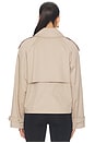 view 4 of 5 TRENCH CROPPED RICKIE  in Beige