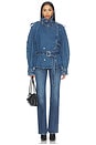 view 6 of 5 Pascale Trench in Clean Indigo