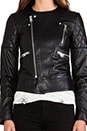 view 5 of 7 Leather Biker Jacket in Black