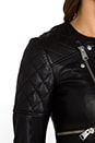 view 6 of 7 Leather Biker Jacket in Black