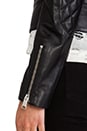 view 7 of 7 Leather Biker Jacket in Black