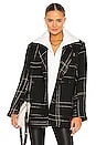 view 1 of 5 VESTE KAIA in Black Plaid